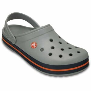 Crocs CROCBAND Unisex pantofle, šedá, velikost 37/38