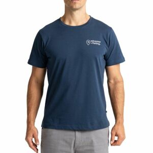 ADVENTER & FISHING COTTON SHIRT ADVENTER ORIGINAL Pánské tričko, tmavě modrá, velikost S