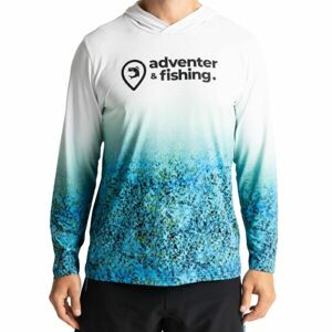 ADVENTER & FISHING UV T-SHIRT BLUEFIN TREVALLY Pánské funkční UV tričko, světle modrá, velikost XL