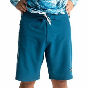 ADVENTER & FISHING UV SHORTS PETROL Pánské rybářské kraťasy, tmavě modrá, velikost S