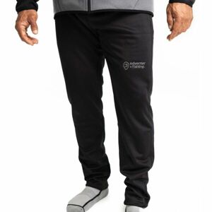 ADVENTER & FISHING THERMO PANTS TITANIUM & BLACK Pánské hřejivé kalhoty Prostrech, tmavě modrá, velikost XL