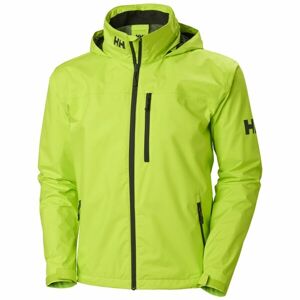 Helly Hansen CREW HOODED JACKET Pánská bunda, reflexní neon, velikost XXL