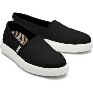 TOMS HERITAGE CANVAS WM ALPAMA SNEAK Dámské slip-on, černá, velikost 36.5