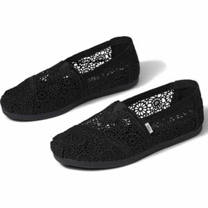 TOMS MOROCCAN CROCHET WM ALPR Dámské espadrilky, černá, veľkosť 39