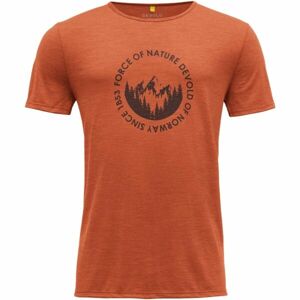 Devold LEIRA MAN TEE Pánské triko, oranžová, velikost XXL