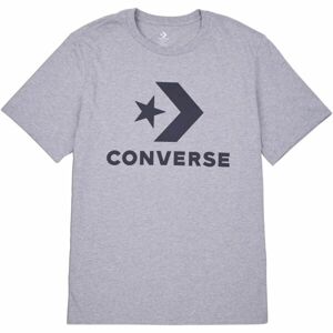 Converse STANDARD FIT CENTER FRONT LARGE LOGO STAR CHEV Unisexové tričko, šedá, velikost