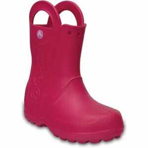 Crocs HANDLE IT RAIN BOOT KIDS Dětské holínky, růžová, velikost 32/33