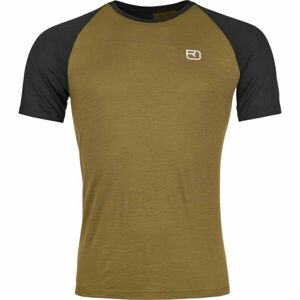 ORTOVOX 120 TEC FAST MOUNTAIN TS M Pánské triko, khaki, veľkosť M