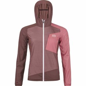 ORTOVOX WINDBREAKER JACKET W Dámská bunda, vínová, veľkosť S