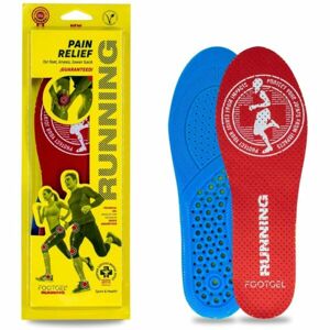 FOOTGEL RUNNING Gelové vložky, červená, velikost 39-42