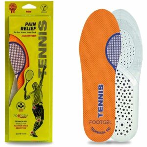 FOOTGEL TENNIS Gelové vložky, oranžová, velikost 39-42