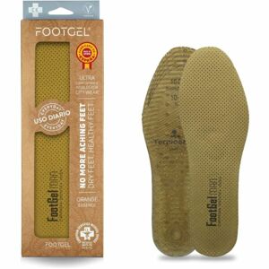 FOOTGEL WALKING M Gelové vložky, hnědá, velikost 39-42