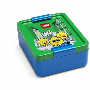 LEGO Storage BOX ICONIC BOY Box na svačinu, modrá, velikost