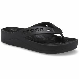 Crocs BAYA PLATFORM FLIP Dámské žabky, černá, velikost 41/42