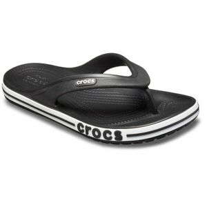 Crocs BAYABAND FLIP Unisex žabky, černá, velikost 43/44