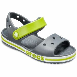 Crocs BAYABAND SANDAL K Dětské sandály, šedá, velikost 23/24