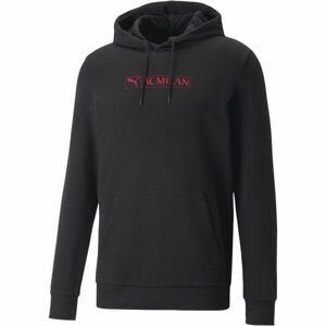 Puma ACM FOOTBALL LEGACY HOODIE Pánská mikina, černá, veľkosť L