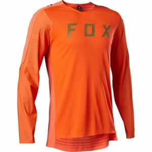 Fox FLEXAIR PRO LS JERSEY Pánský enduro dres, oranžová, velikost
