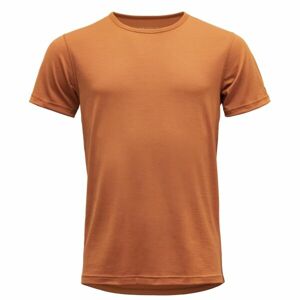 Devold BREEZE MERINO 150 T-SHIRT Pánské triko, oranžová, velikost XL