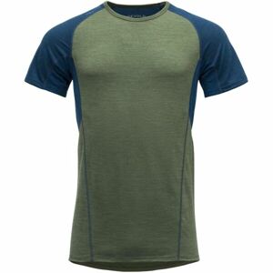 Devold RUNNING MERINO 130 SHIRT MAN Pánské triko, zelená, velikost XL