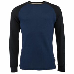 BLEND TEE REGULAR FIT LS Pánské tričko s dlouhým rukávem, tmavě modrá, velikost M