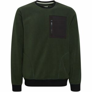 BLEND SWEATSHIRT REGULAR FIT Pánská mikina, tmavě zelená, velikost M