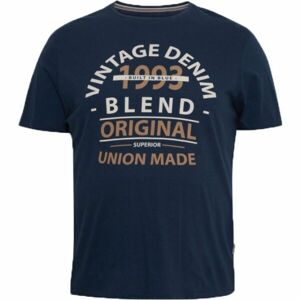 BLEND TEE REGULAR FIT Pánské tričko, tmavě modrá, velikost S