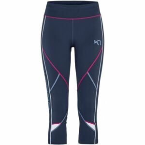 KARI TRAA LOUISE 2.0 3/4 TIGHTS Dámské 3/4 legíny, tmavě modrá, velikost L
