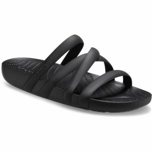 Crocs SPLASH STRAPPY Dámské pantofle, černá, veľkosť 37/38