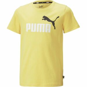 Puma ESSENTIALS+2 COL LOGO TEE Dětské triko, žlutá, velikost