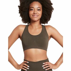 BOODY RACERBACK SPORTS BRA Dámská sportovní podprsenka, tmavě zelená, velikost L