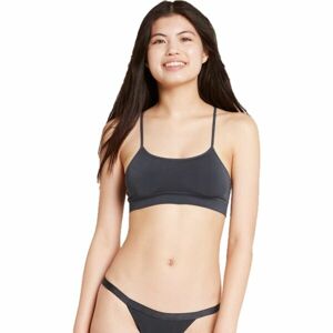 BOODY LYOLYTE RACERBACK BRA Dámská sportovní podprsenka, tmavě šedá, velikost