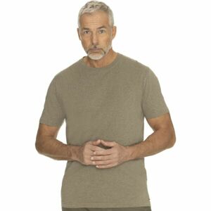 BUSHMAN BORNO Pánské tričko, béžová, velikost XL