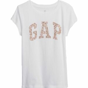 GAP V-FR SS VALUE LOGO TEE Dívčí tričko, bílá, velikost XL