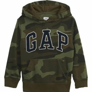 GAP V-FRC FT NEW CAMPUS LOGO HOOD CAMO Chlapecká mikina, khaki, velikost S