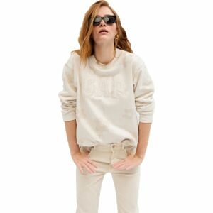 GAP V-GAP HERITAGE CREW Dámská mikina, béžová, velikost XS
