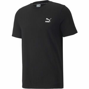 Puma CLASSICS SMALL LOGO TEE Pánské triko, černá, velikost