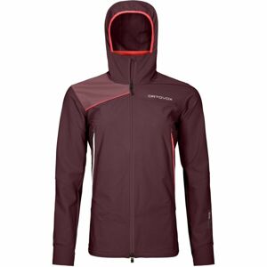 ORTOVOX PALA HOODED JACKET W Dámská bunda, vínová, veľkosť L