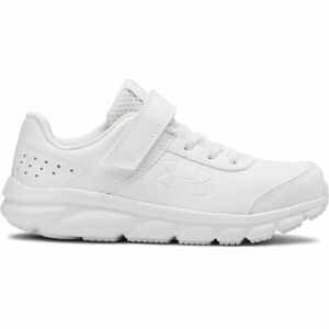 Under Armour PS ASSERT 8 UFM SYN AC Dětské běžecké boty, bílá, velikost 35