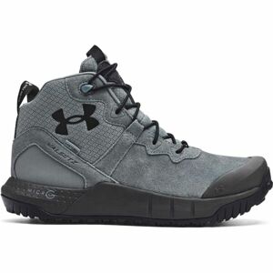 Under Armour MG VALSETZ MID LTHR WP Pánská outdoorová obuv, šedá, velikost 45.5