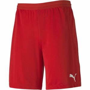 Puma TEAM FINAL 21 KNIT SHORTS Pánské kraťasy, červená, velikost L