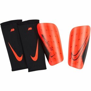 Nike MERCURIAL LITE Chrániče holení, červená, veľkosť XS