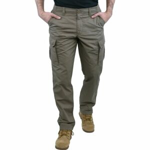 BUSHMAN TORRENT Pánské outdoorové kalhoty, khaki, veľkosť 56