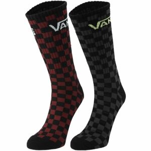 Vans CLASSIC CHECK CREW SOCK-B Black Pánské ponožky, černá, velikost UNI