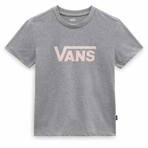 Vans WM DROP V SS CREW-B Dámské tričko, šedá, velikost L