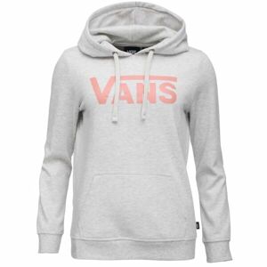 Vans WM DROP Oatmeal Heather Dámská mikina, šedá, velikost L