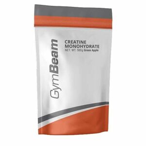 GymBeam KREATIN 100% MONOHYDRATE 500 G ZELENÉ JABLKO Doplněk stravy, , veľkosť 500 G