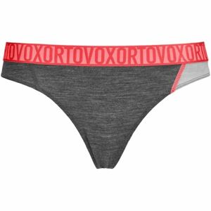ORTOVOX 150 ESSENTIAL THONG W Dámské tanga, tmavě šedá, veľkosť L