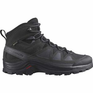 Salomon QUEST ROVE MID GTX Pánská kožená turistická obuv, černá, velikost 45 1/3