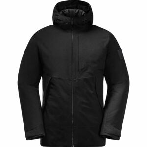 Jack Wolfskin TEMPELHOF JKT M Pánská zimní bunda, černá, velikost M